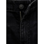 Vaquero Wideleg Talle Bajo - Black Denim