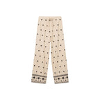 Pantalon Droit Brodé
