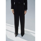 Pantalon De Costume Droit Ns_x0001_Ud - Black