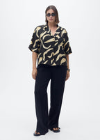Chemise Imprimée Manches Courtes