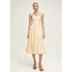 Robe En Lin Bas Bouffant