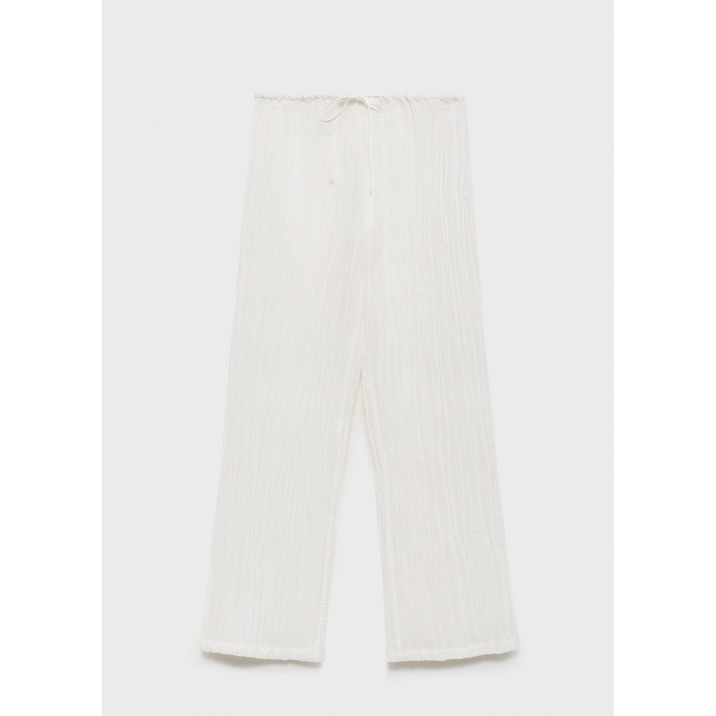 Pantalon Wrinkle - Blanc