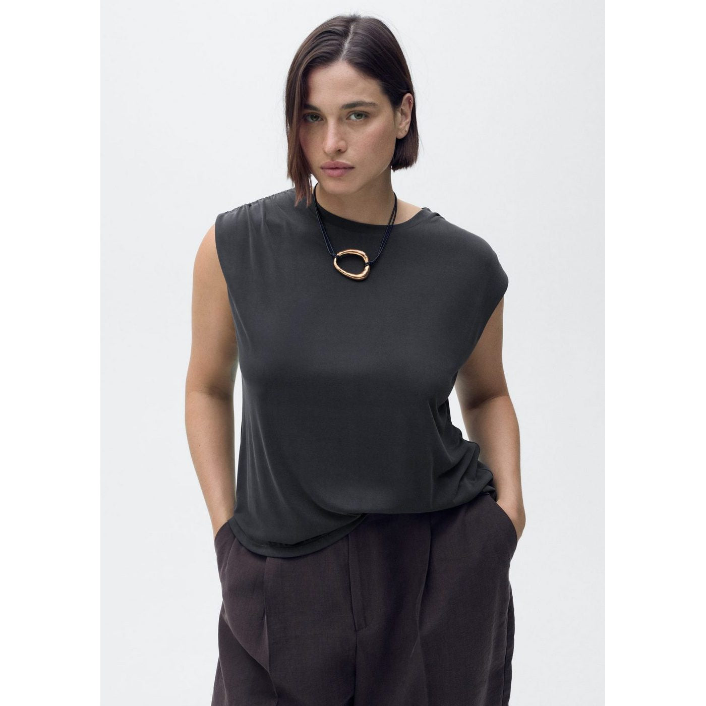 T-Shirt Kiwi - Charcoal