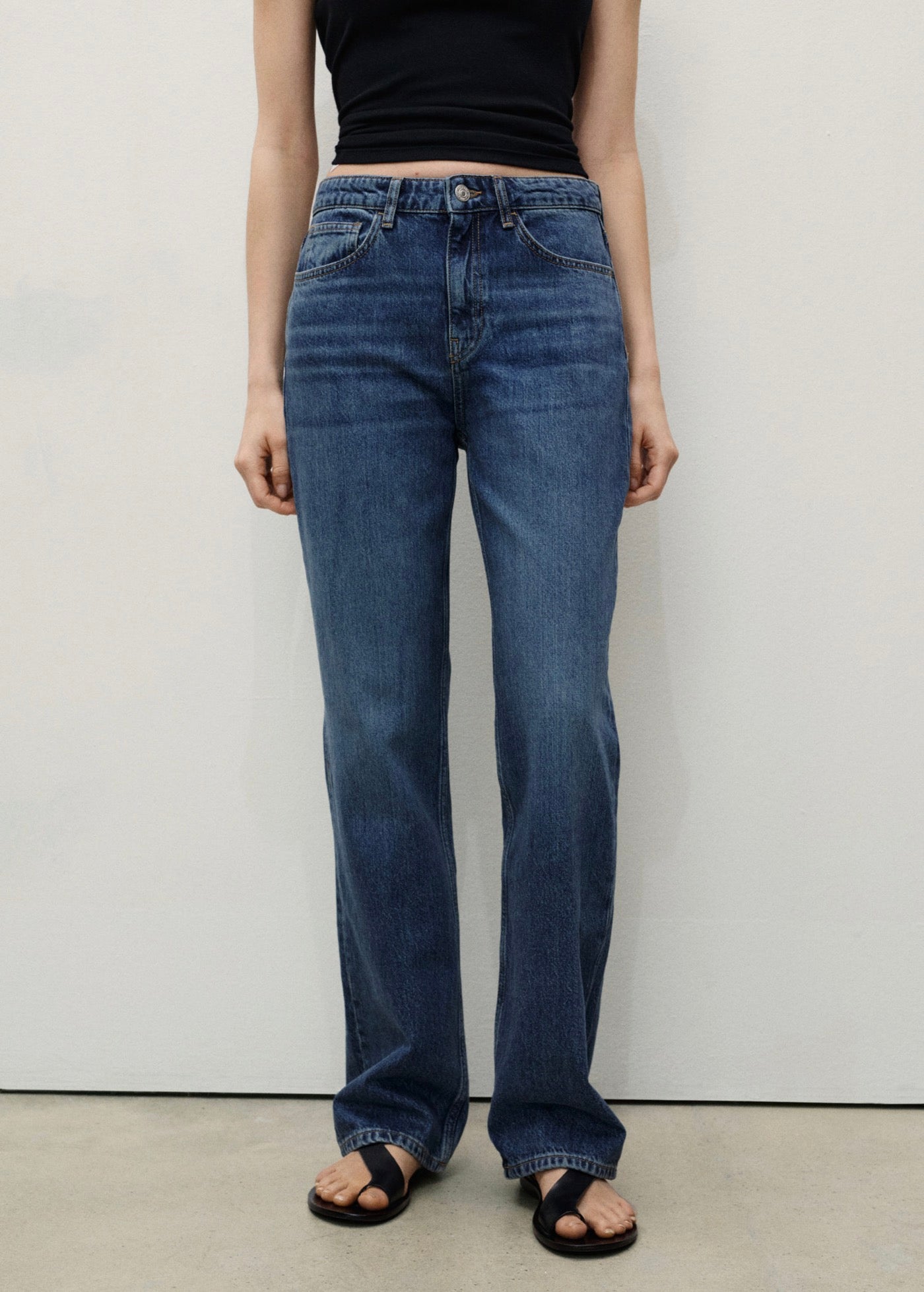 Jean Matilda Droit Taille Normale - Dark Blue