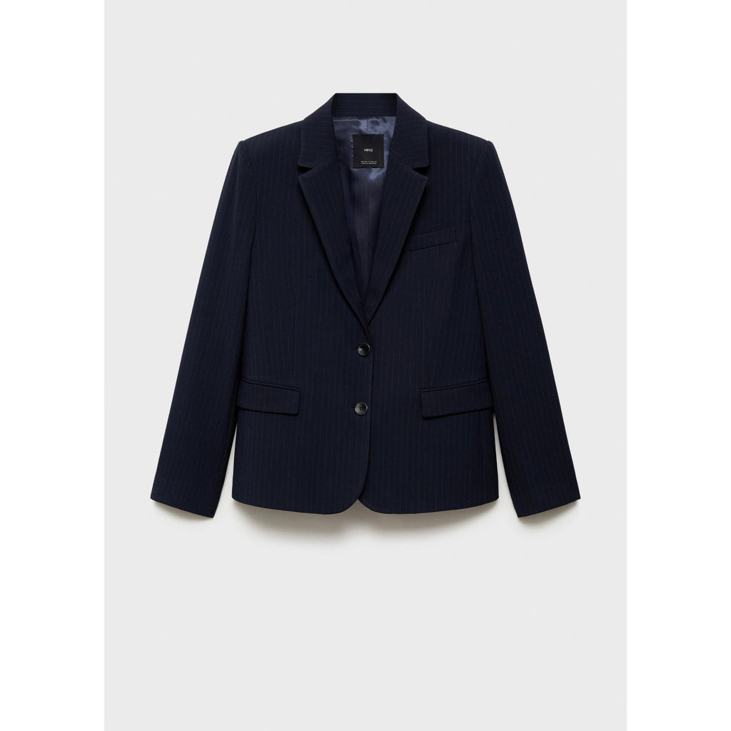 Veste De Costume Fines Rayures - Dark Navy
