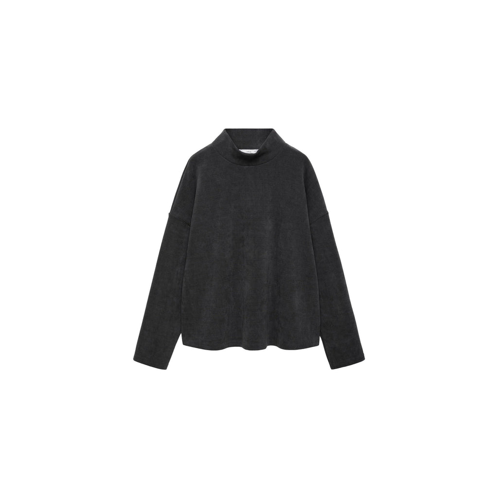 Sweat-Shirt En Velours Côtelé Prémaman - Dark Heather Grey