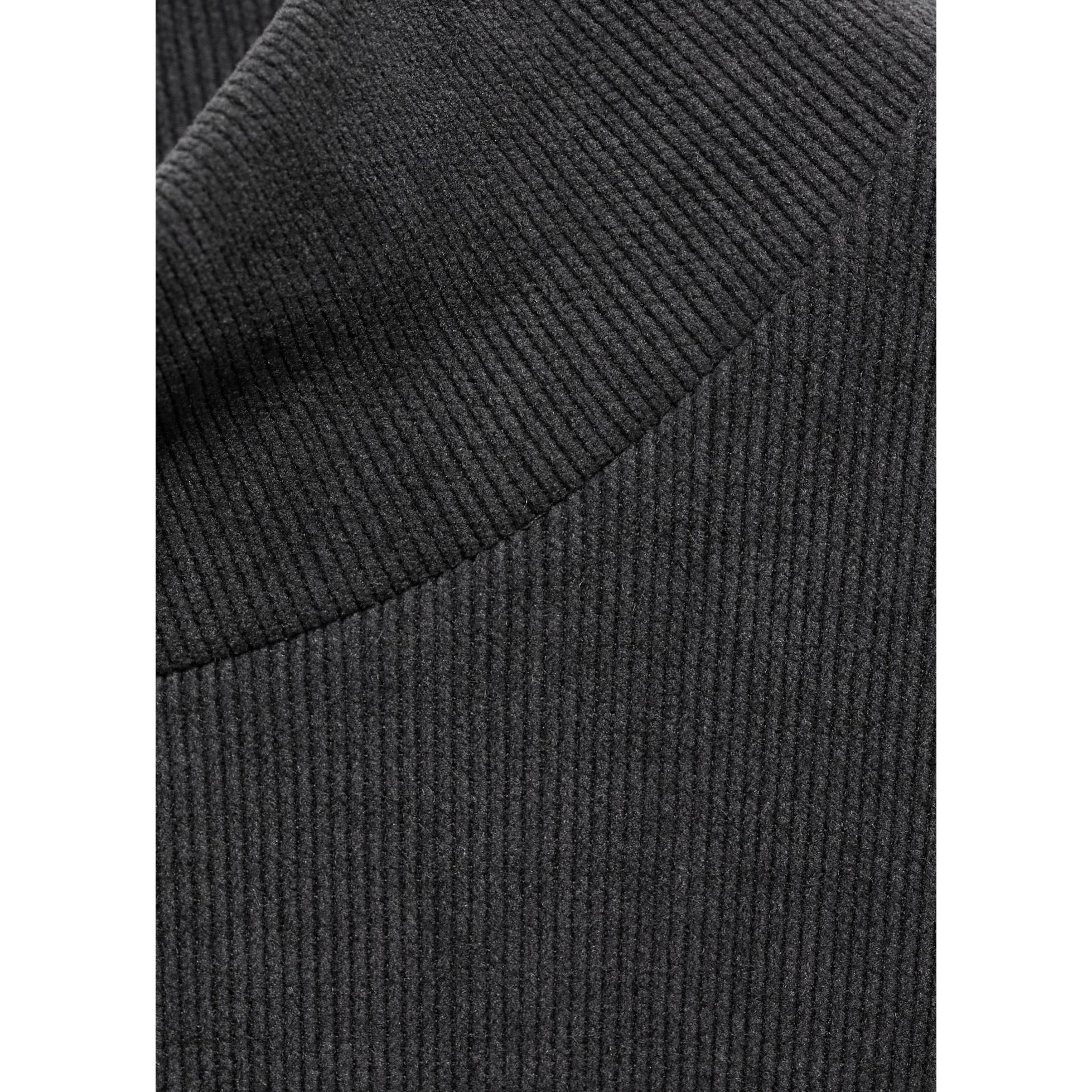Sweat-Shirt En Velours Côtelé Prémaman - Dark Heather Grey
