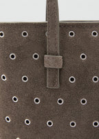 Sac Porté Épaule Cuir Perforé