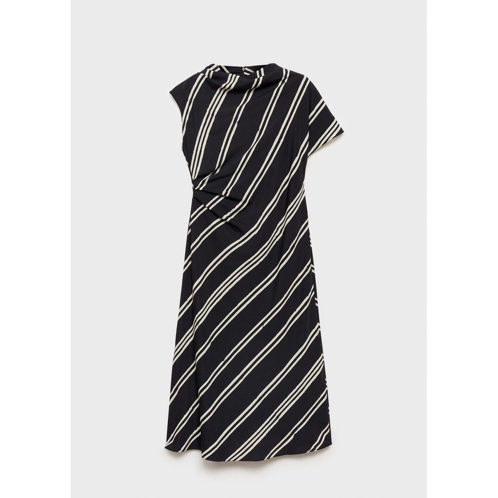 Robe Midi Imprimé À Rayures