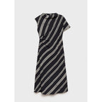 Robe Midi Imprimé À Rayures