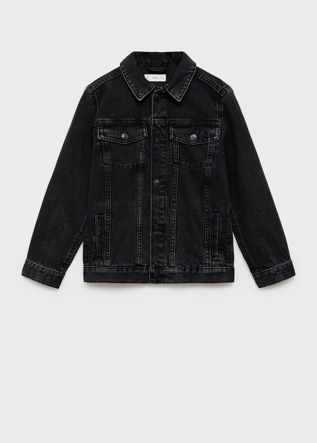 Blouson John Denim Noir - Garçon