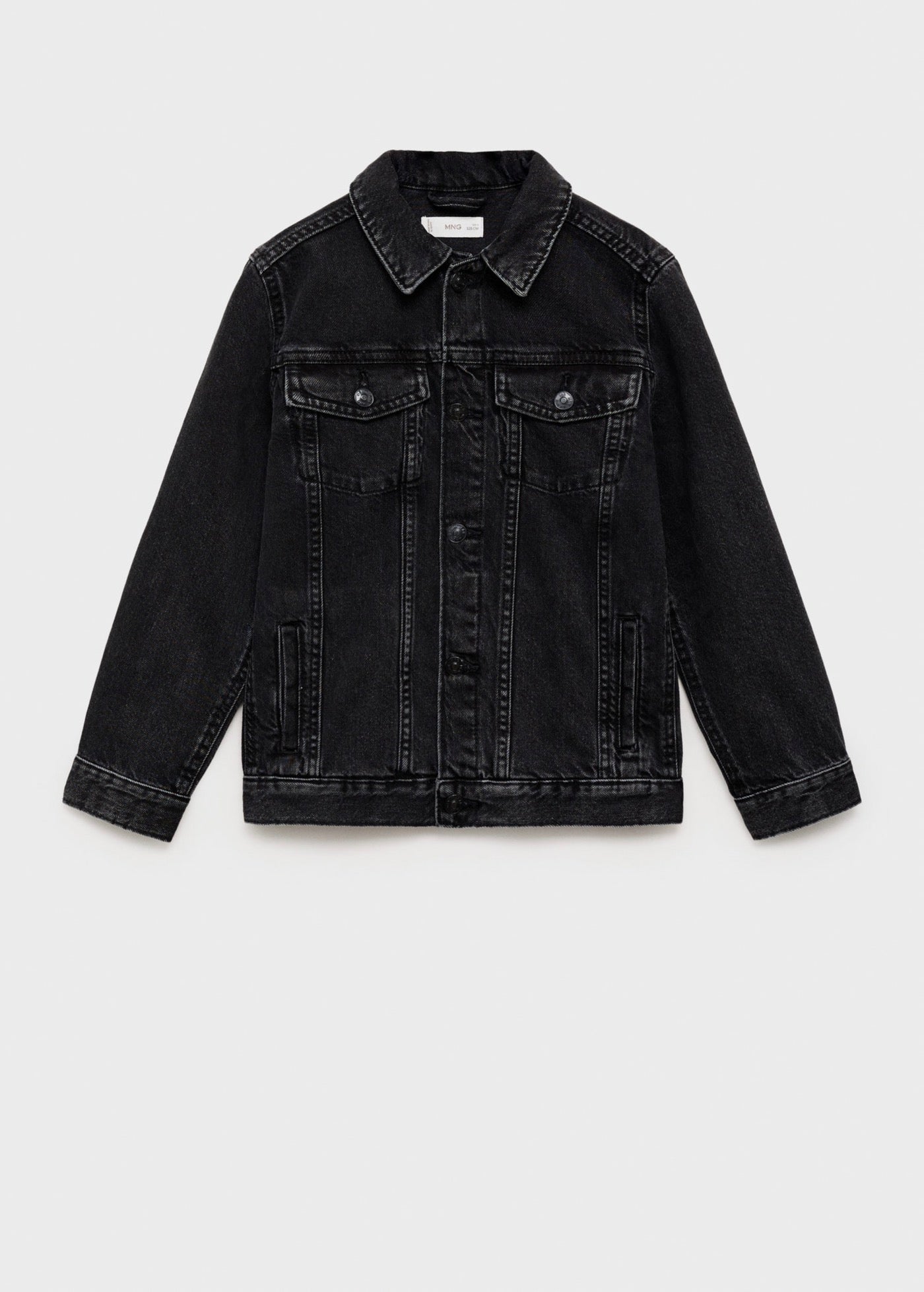 Blouson John Denim Noir - Garçon