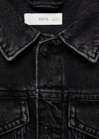 Blouson John Denim Noir - Garçon