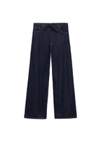 Pantalon Denim Wideleg Ceinture