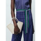 Striped Belt Jumpsuit