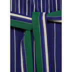 Striped Belt Jumpsuit