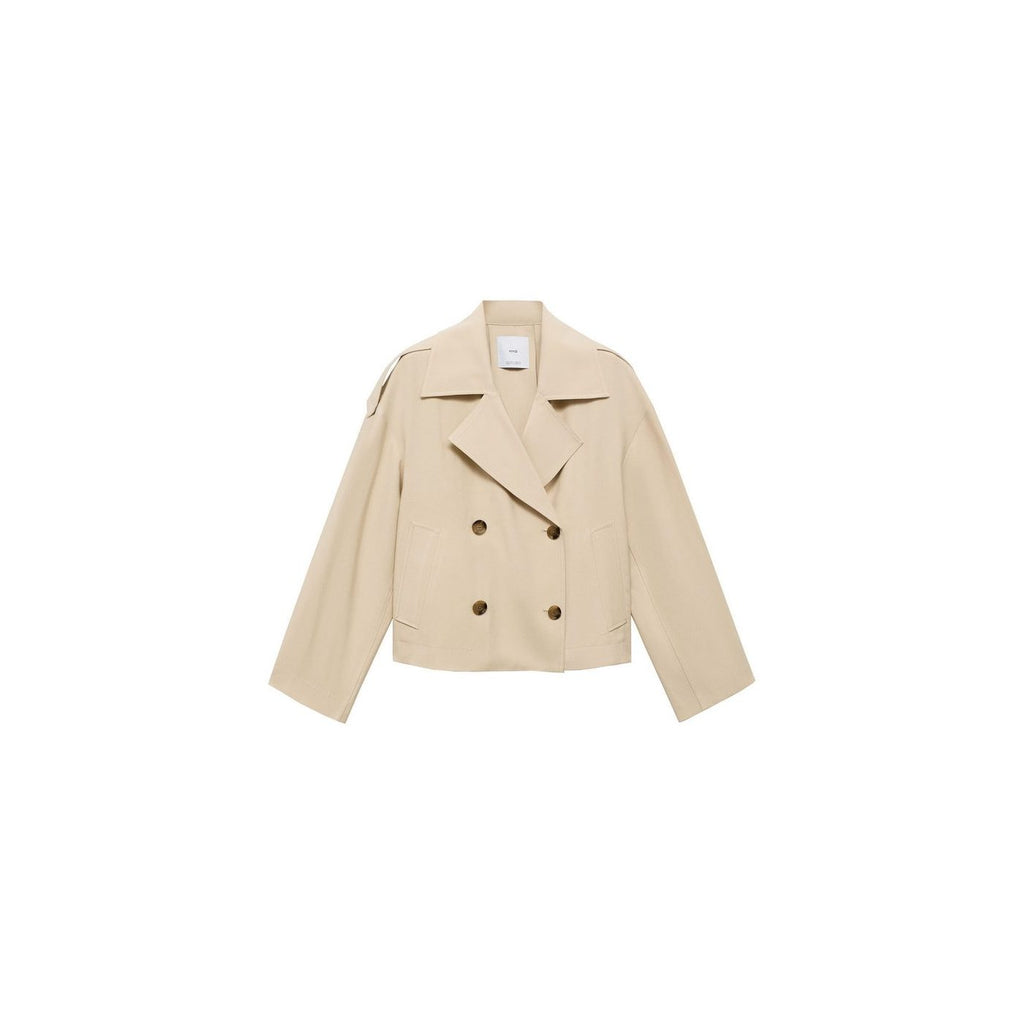 Trench Crop Double Boutonnage