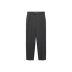 Pantalon De Costume Fines Rayures - Dark Heather Grey