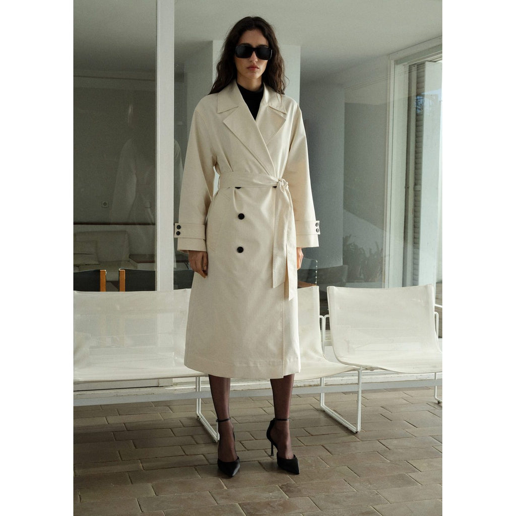Angela Trench Coat - Raw