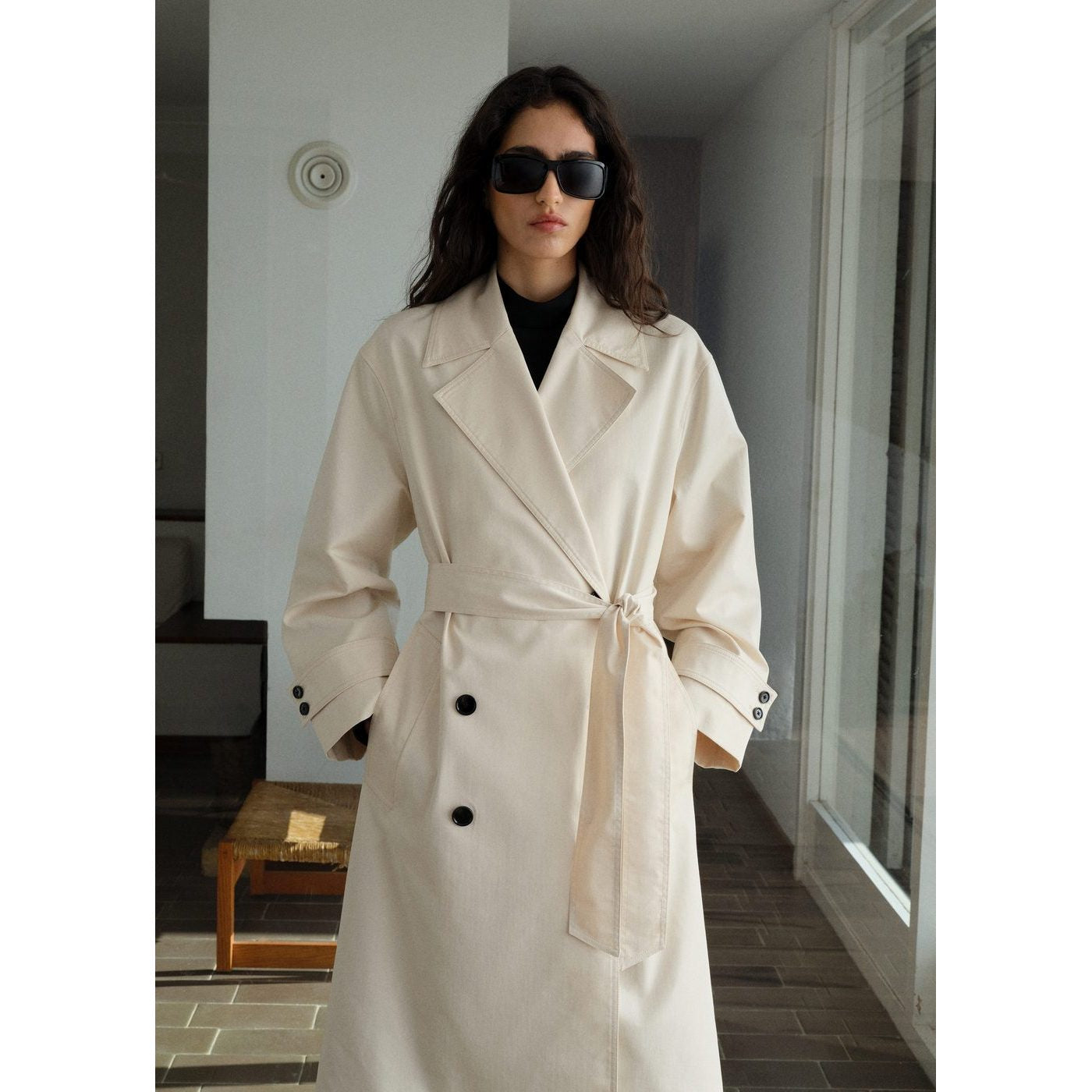Angela Trench Coat - Raw