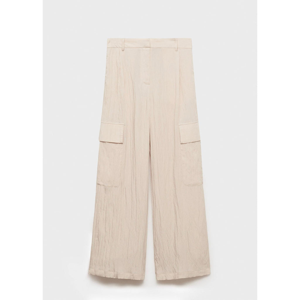 Pantalon Cargo Texturé - Natural