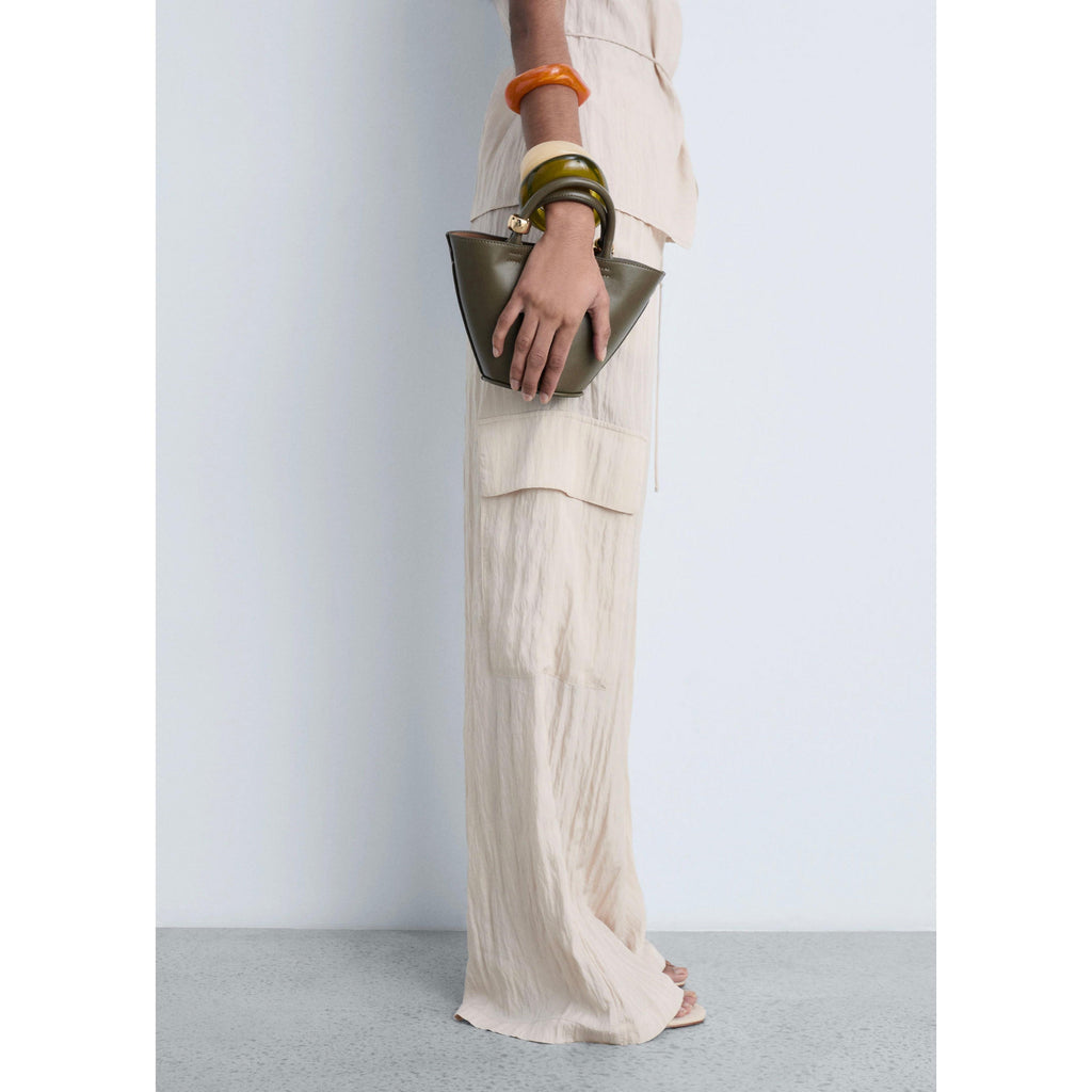 Pantalon Cargo Texturé - Natural