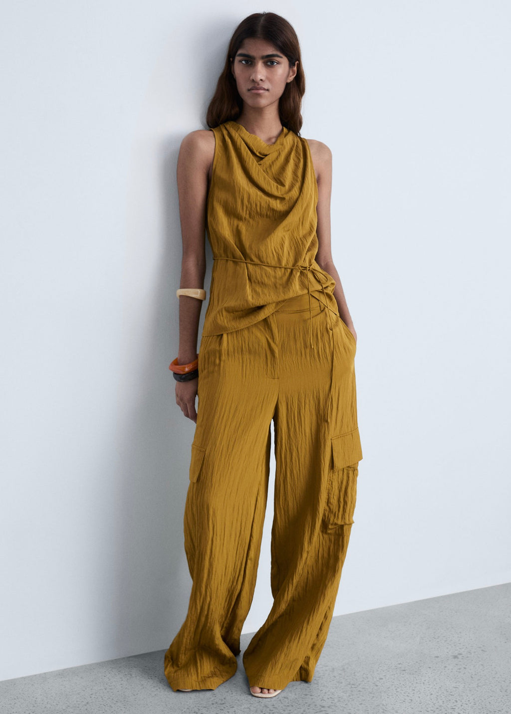 Pantalon Cargo Texturé