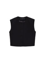 Gilet Costume Boutons - Black