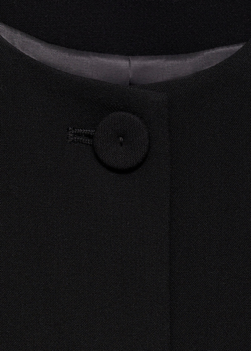 Gilet Costume Boutons - Black