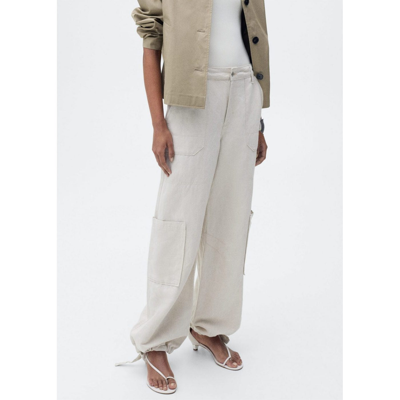 Pantalon Ellie - Gris Clair/Pastel