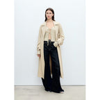 Taxi Trench Coat - Light Grey/Pastel