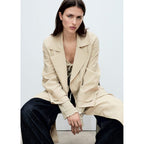 Taxi Trench Coat - Light Grey/Pastel