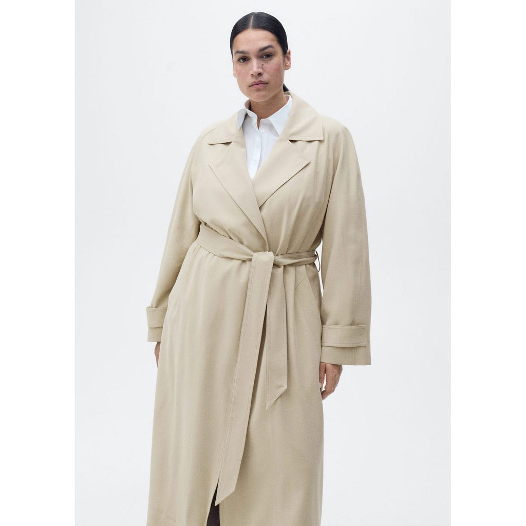 Taxi Trench Coat - Light Grey/Pastel