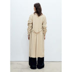 Taxi Trench Coat - Light Grey/Pastel