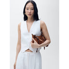 Gilet De Costume Droit En Lyocell