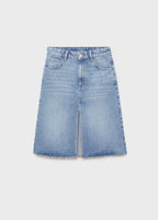 Jupe Midi Denim - Medium Blue
