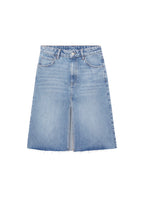 Jupe Midi Denim - Medium Blue