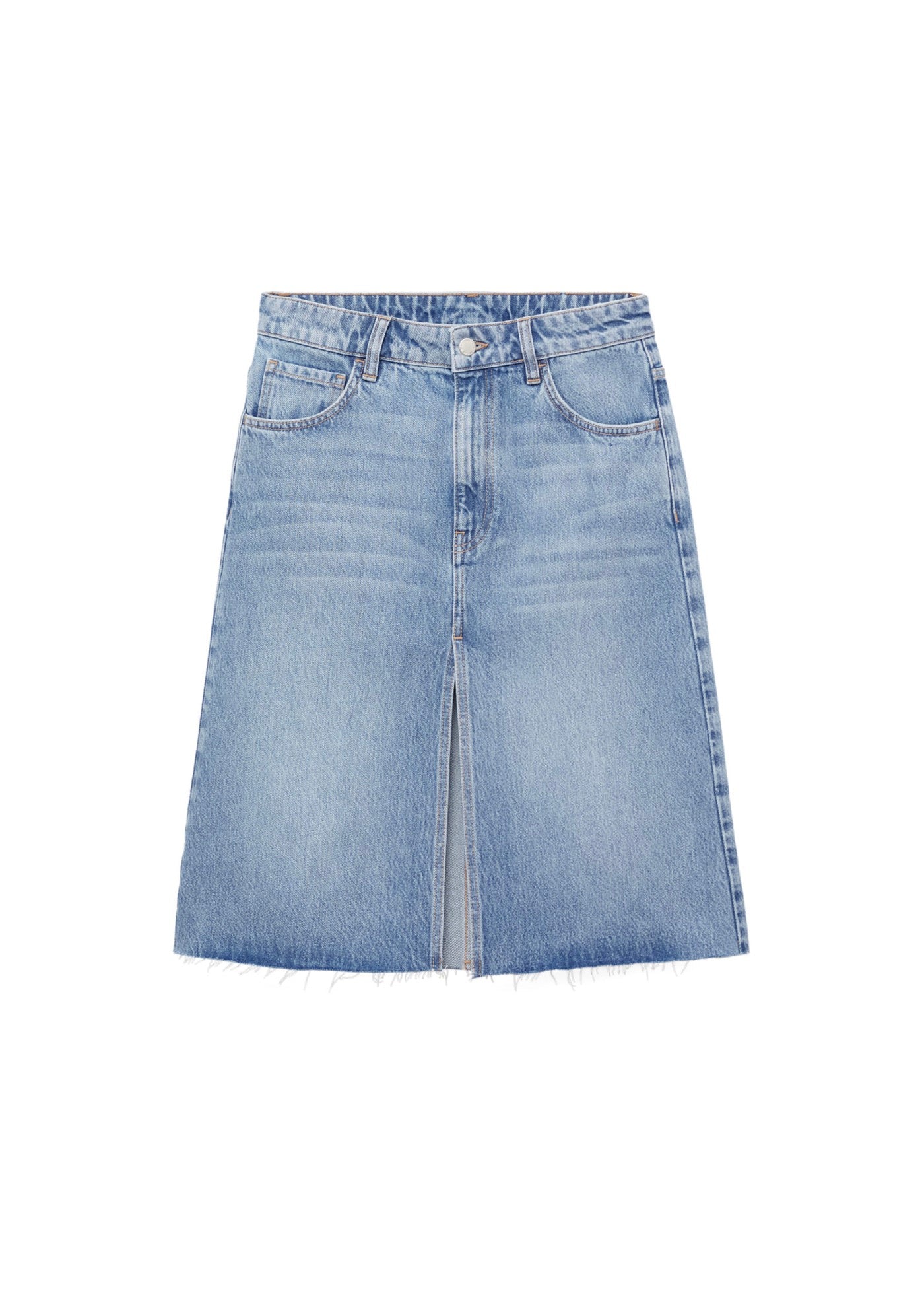 Jupe Midi Denim - Medium Blue
