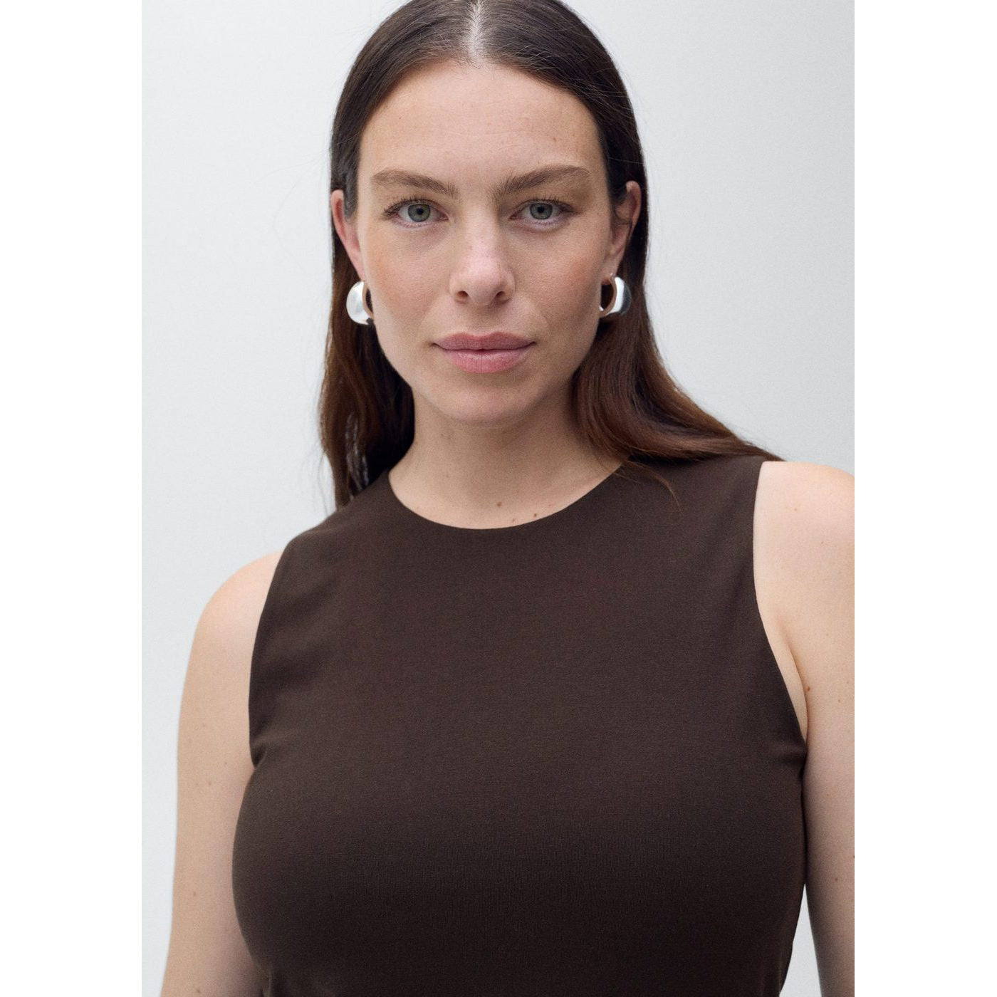 Parrot Dress - Brown