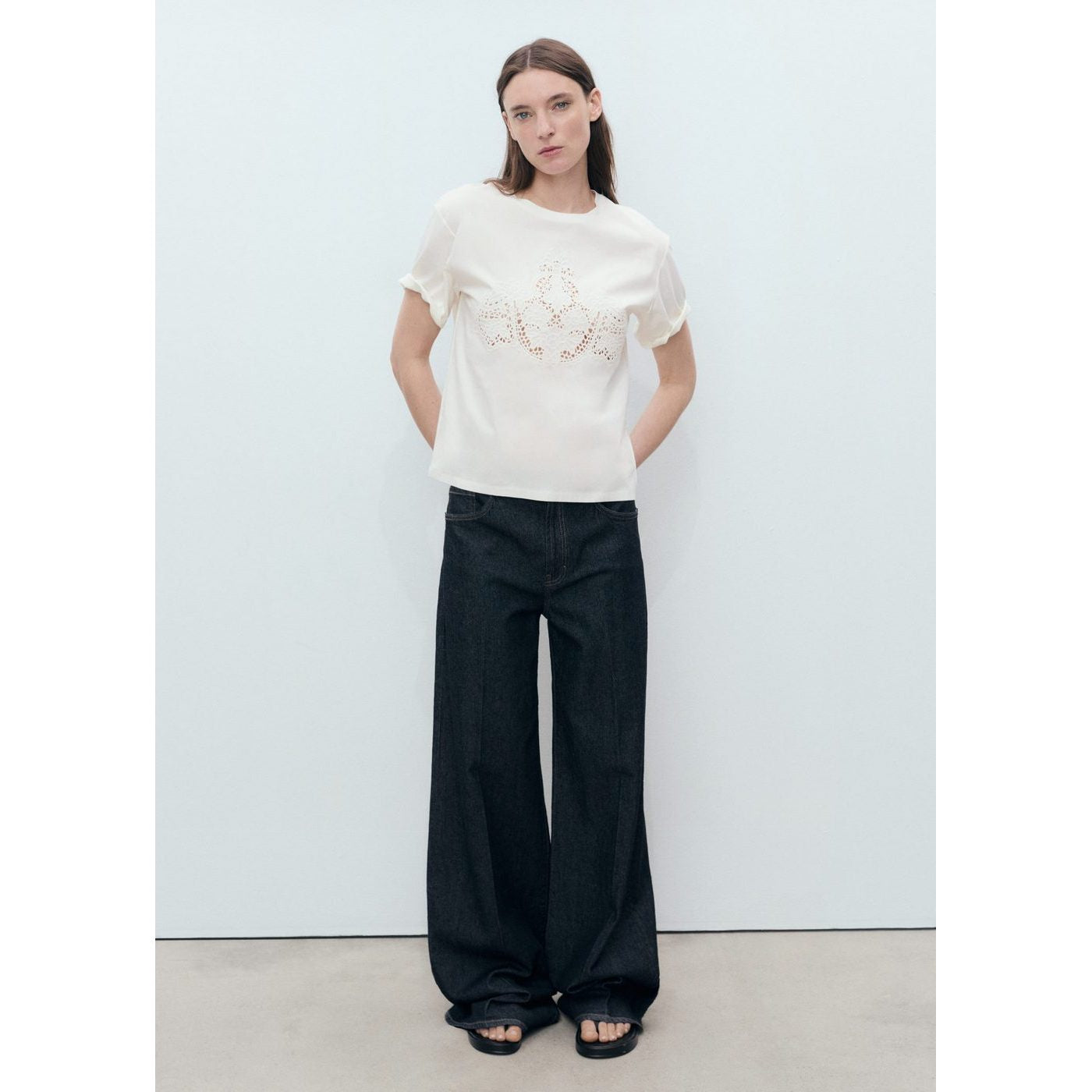 T-Shirt Hen - White