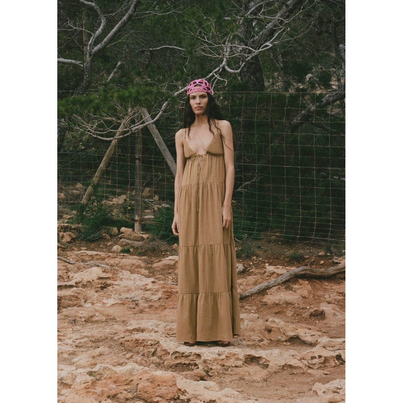 Aloho Dress - Light Grey/Pastel