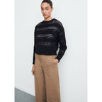 Pull En Maille Ajourée