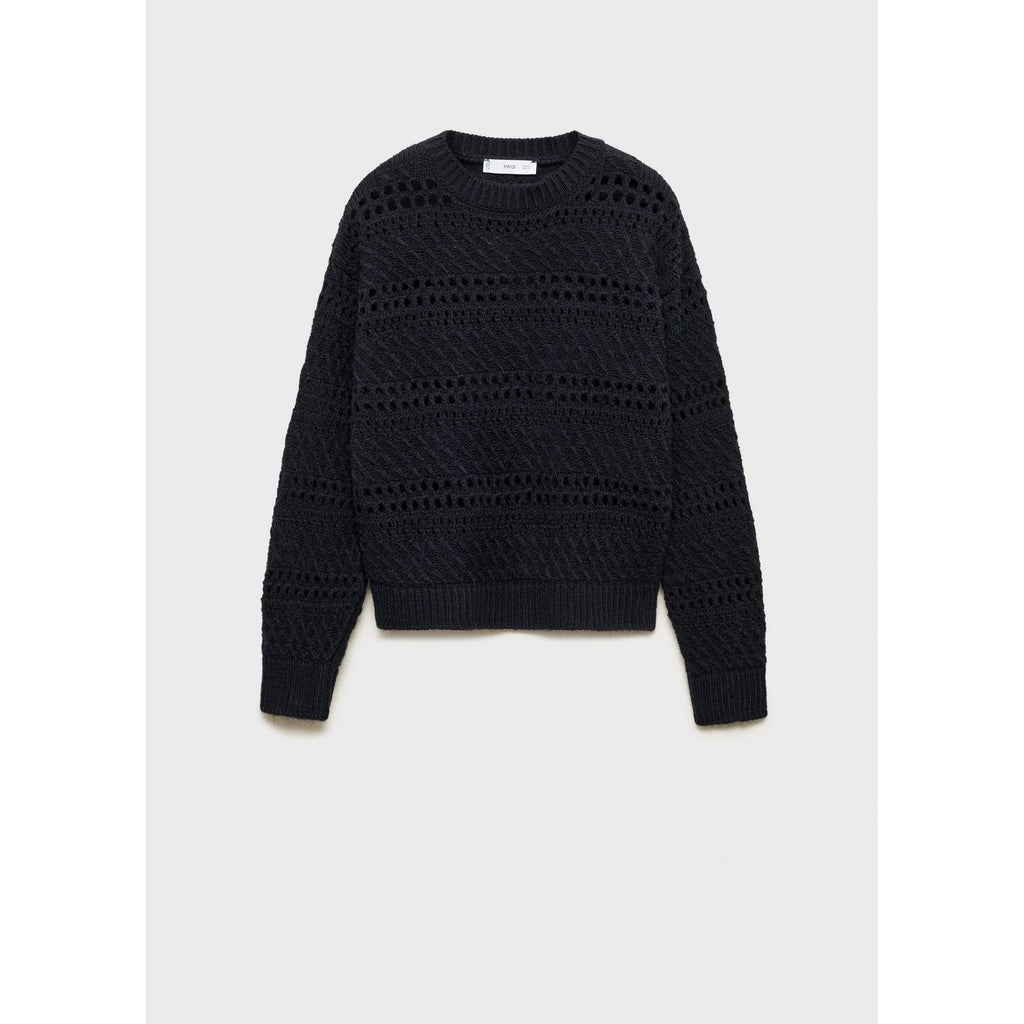 Pull En Maille Ajourée