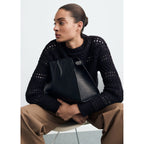 Pull En Maille Ajourée
