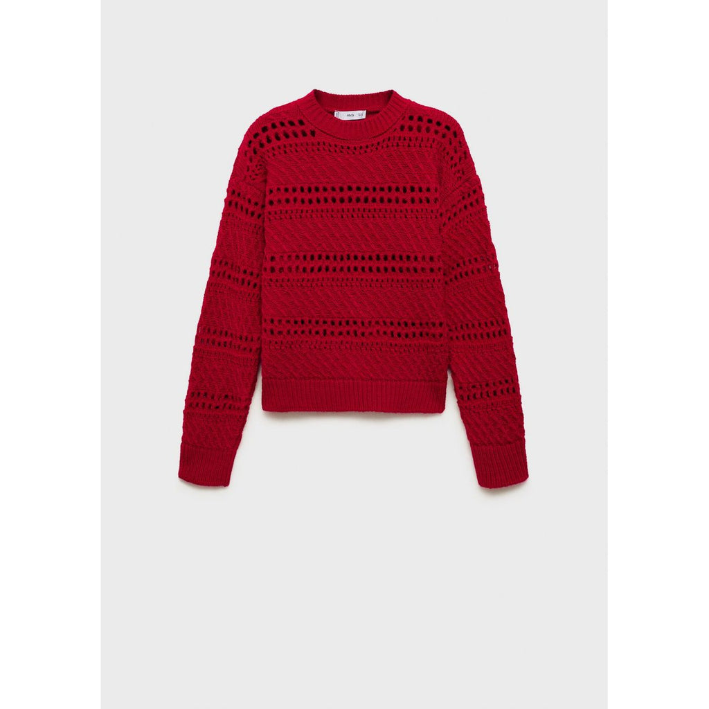 Pull En Maille Ajourée