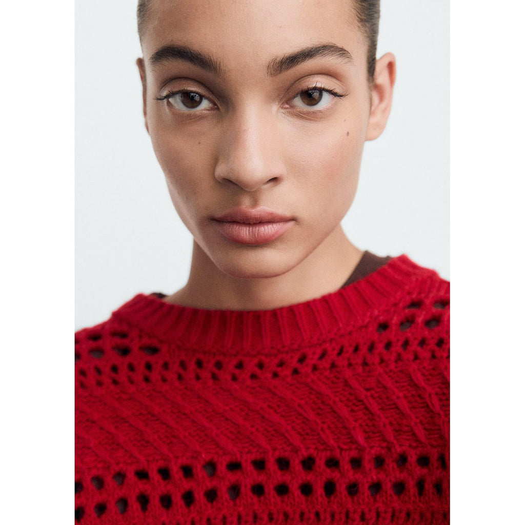 Pull En Maille Ajourée