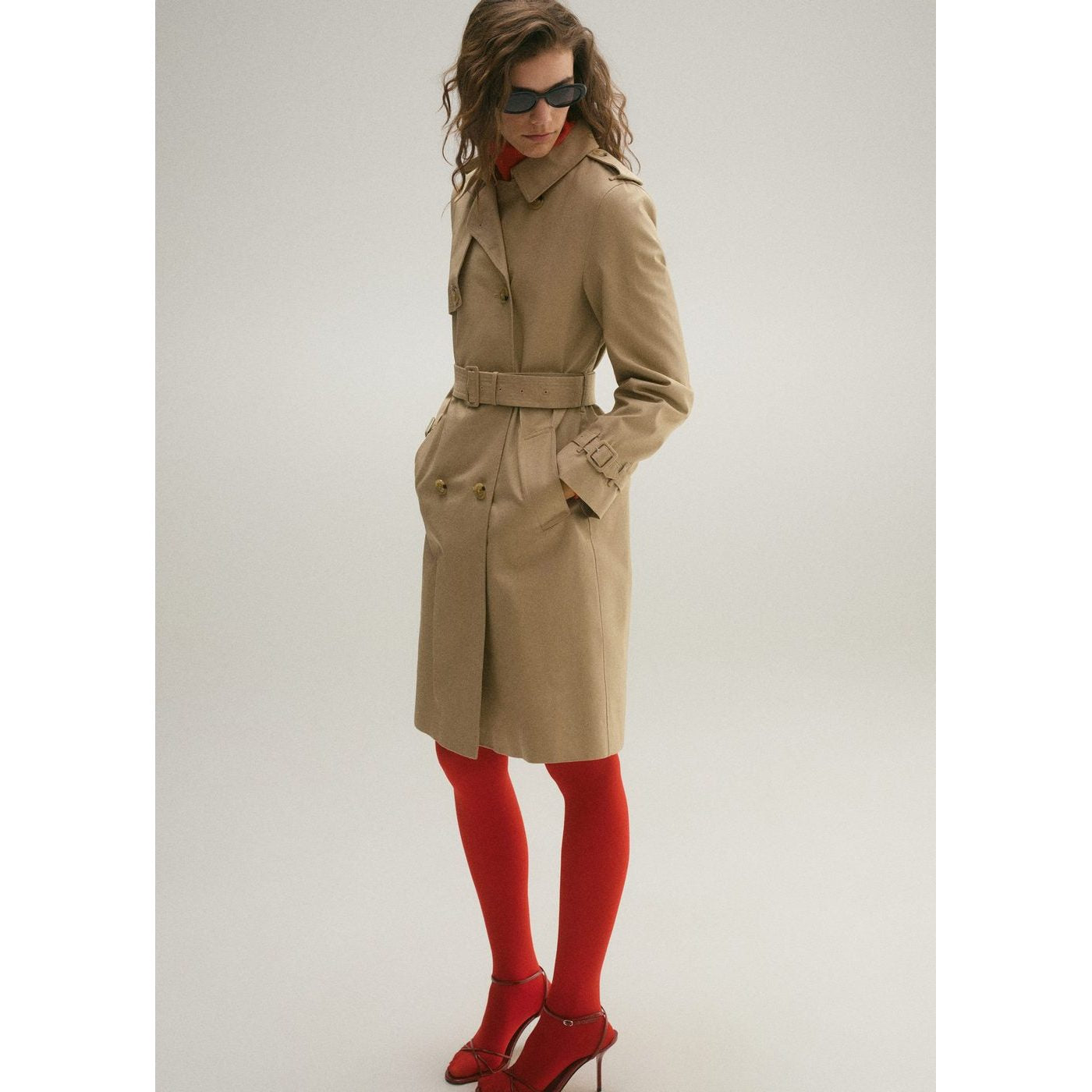 Polana Trench Coat - Beige