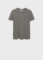 T-Shirt Manches Courtes Cintré - Light/Pastel Brown