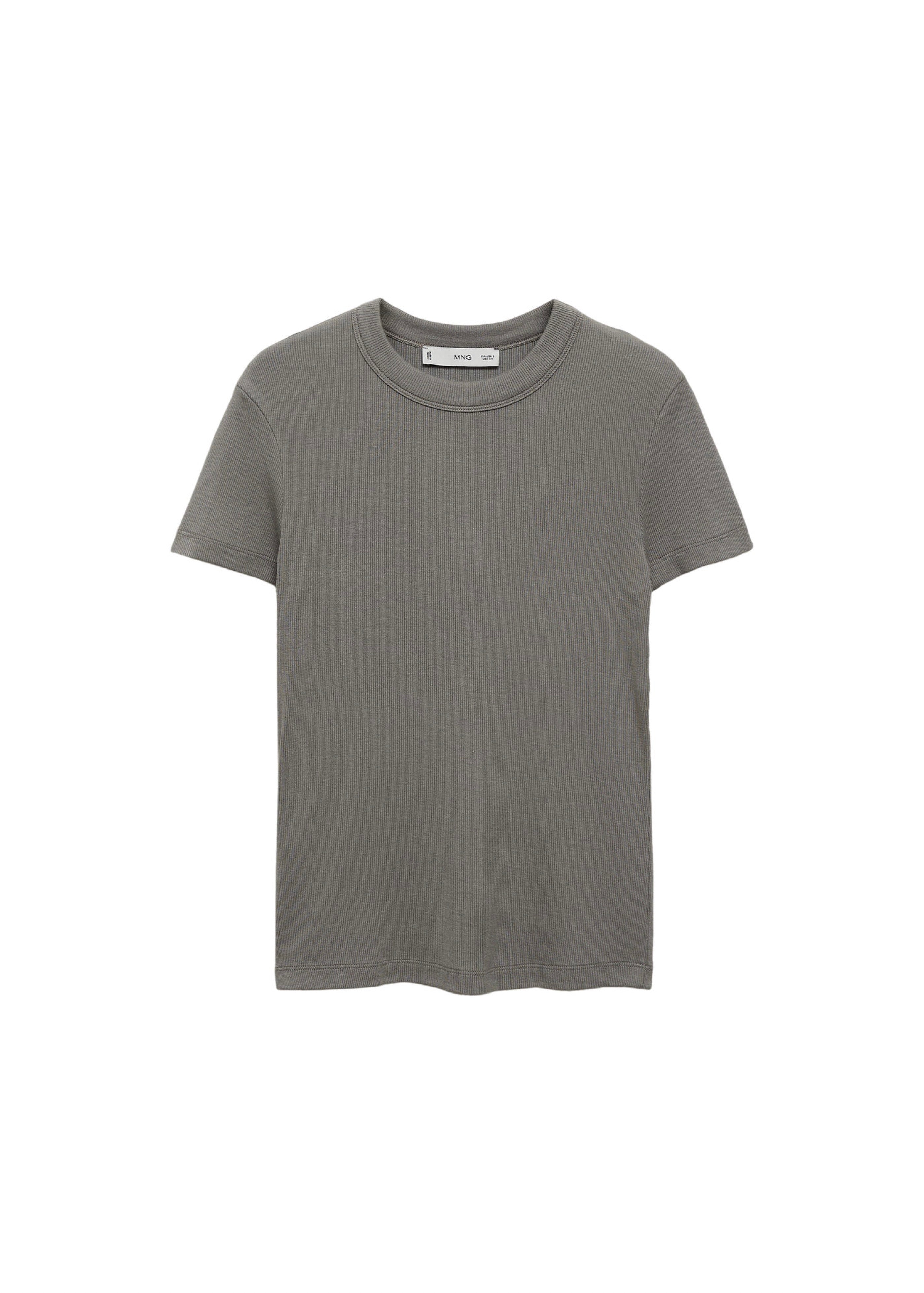 T-Shirt Manches Courtes Cintré - Light/Pastel Brown