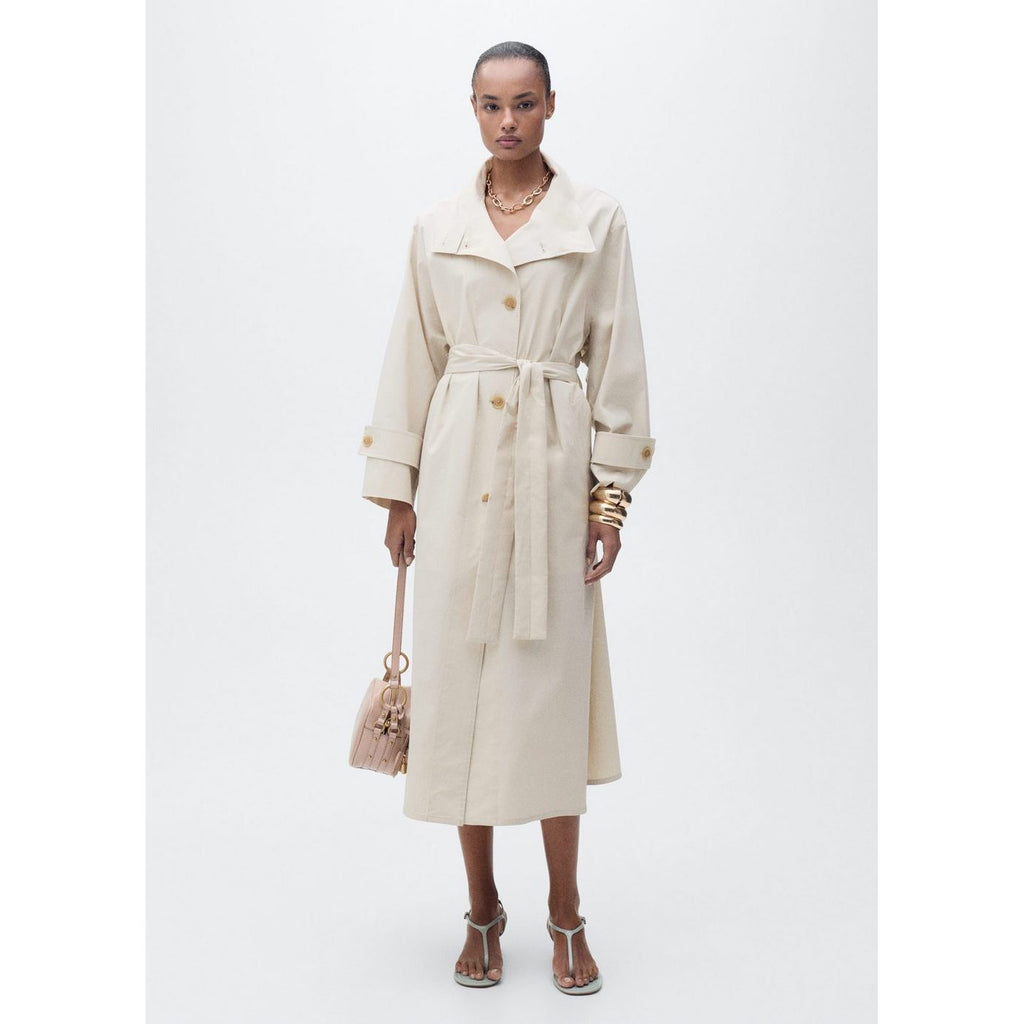 Gabardina Biscuit - Gris claro/Pastel